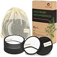 Los mejores  - Discos Desmaquillantes Reutilizables Algodones Desmaquillante Reutilizable de Carbón de Bambú y Fibra de Bambú…
